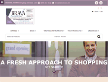 Tablet Screenshot of bravapromos.com